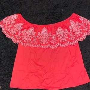 off the shoulder shirt